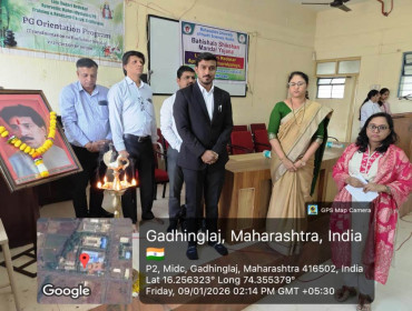 LECTURE ON RULES and REGULATION for PREVANTION of RAGGING was delivered by Adv Ashutosh Rokade dt 9/01/2026