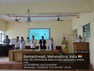 Celebration of Anti-ragging day & week  from 12 th to 18 th August 2026 A lecture was delivered by Adv Ashutosh Rokade on  Rules and regulations about Ragging